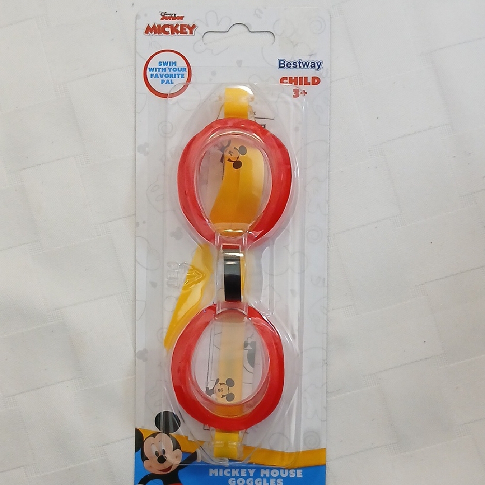 Disney Mickey Mouse Child Goggles - Red and Yellow